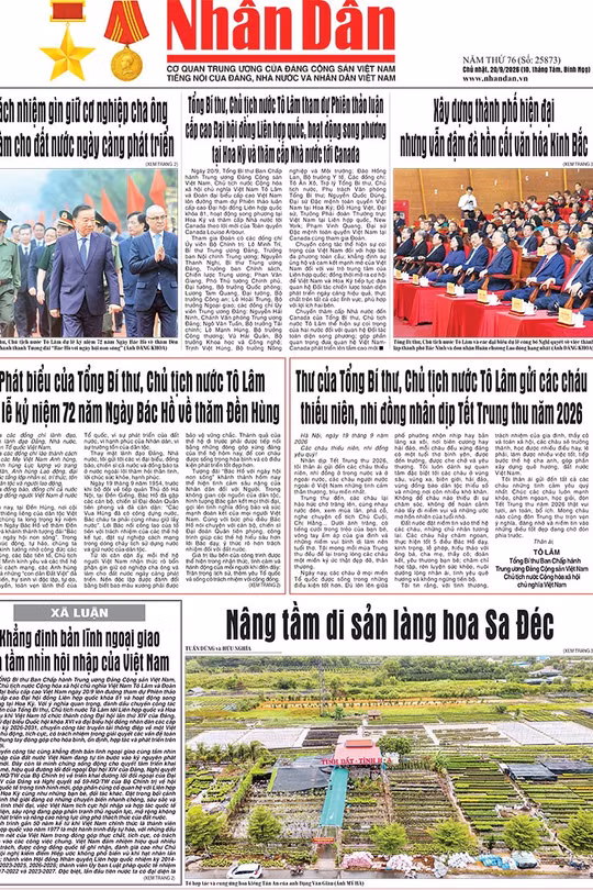 Báo Nhân Dân số 25873