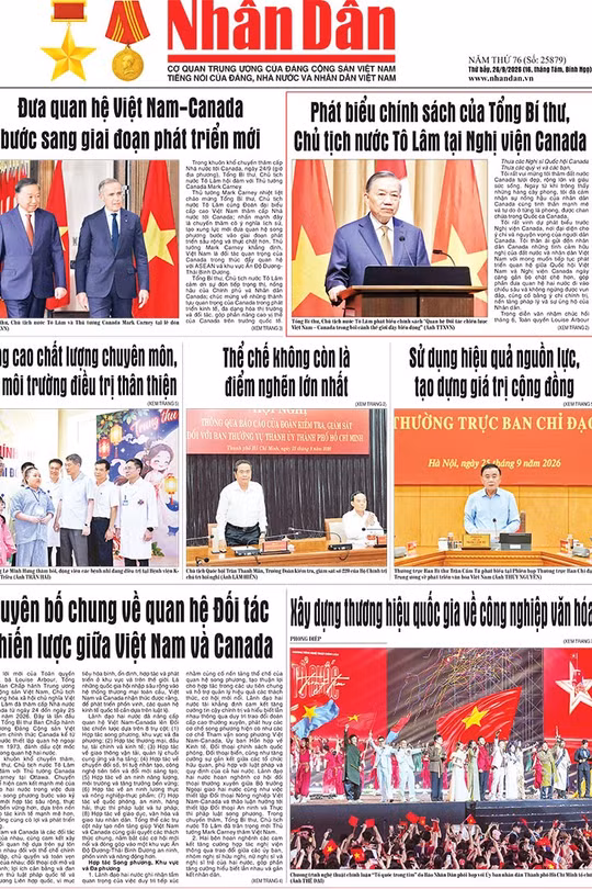 Báo Nhân Dân số 25879
