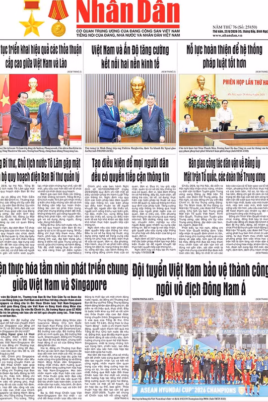 Báo Nhân Dân số 25850
