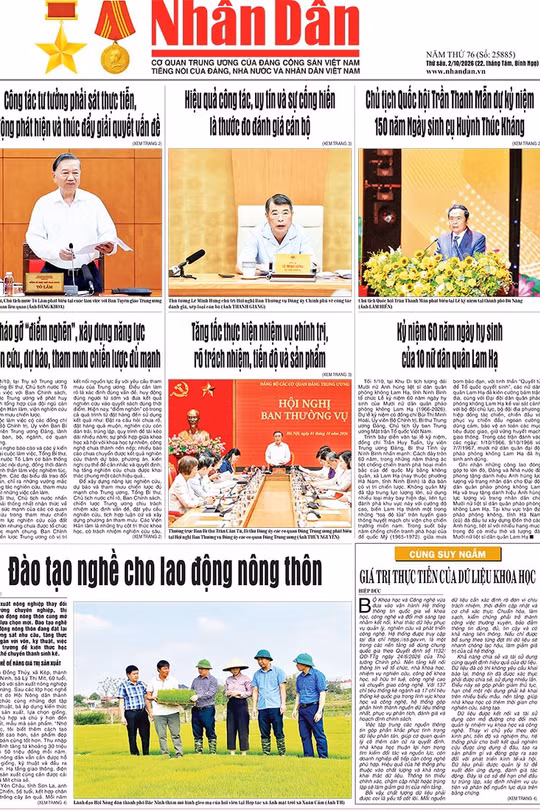 Báo Nhân Dân số 25885