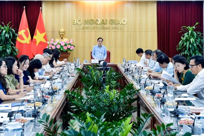 Quang cảnh cuộc họp liên ngành. (Ảnh: Bộ Ngoại giao)