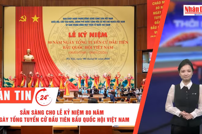 [Video] Thời sự 24h ngày 4/1/2026: Sẵn sàng cho Lễ kỷ niệm 80 năm Ngày Tổng tuyển cử đầu tiên bầu Quốc hội Việt Nam
