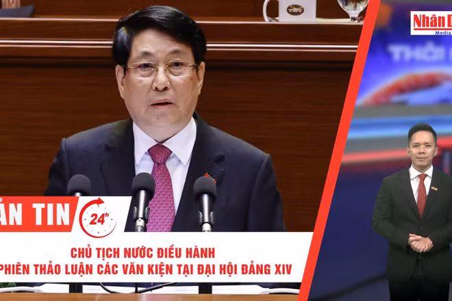 [Video] Thời sự 24h ngày 21/1/2026: Chủ tịch nước điều hành phiên thảo luận các văn kiện tại Đại hội Đảng XIV