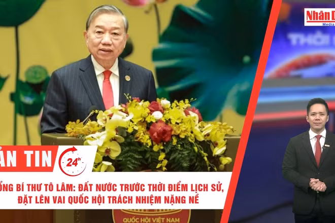 [Video] Thời sự 24h ngày 6/1/2026: Tổng Bí thư Tô Lâm: Đất nước trước thời điểm lịch sử, đặt lên vai Quốc hội trách nhiệm nặng nề