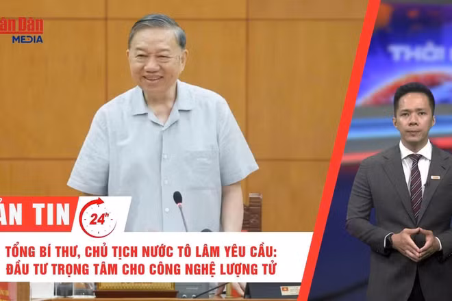 [Video] Thời sự 24h ngày 21/5/2026: Tổng Bí thư, Chủ tịch nước Tô Lâm yêu cầu đầu tư trọng tâm cho công nghệ lượng tử