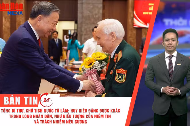 [Video] Thời sự 24h ngày 19/5/2026: Tổng Bí thư, Chủ tịch nước Tô Lâm: Huy hiệu Đảng được khắc trong lòng Nhân dân, như biểu tượng của niềm tin và trách nhiệm nêu gương