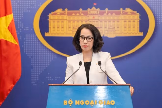 Người phát ngôn Bộ Ngoại giao Phạm Thu Hằng. (Ảnh: Bộ Ngoại giao Việt Nam)