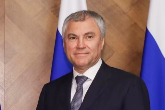 Chủ tịch Duma Quốc gia Quốc hội Liên bang Nga Vyacheslav Volodin.