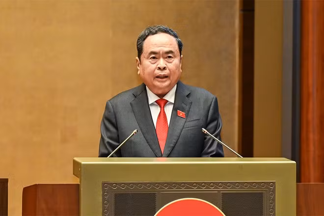Chủ tịch Quốc hội Trần Thanh Mẫn. (Ảnh: Báo Nhân Dân)