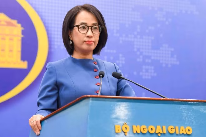 Người phát ngôn Bộ Ngoại giao Việt Nam Phạm Thu Hằng. (Ảnh: Bộ Ngoại giao)