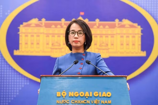 Người phát ngôn Bộ Ngoại giao Phạm Thu Hằng. (Ảnh: Bộ Ngoại giao)
