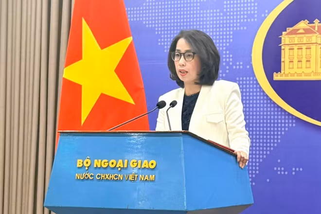 Người phát ngôn Bộ Ngoại giao Việt Nam Phạm Thu Hằng.
