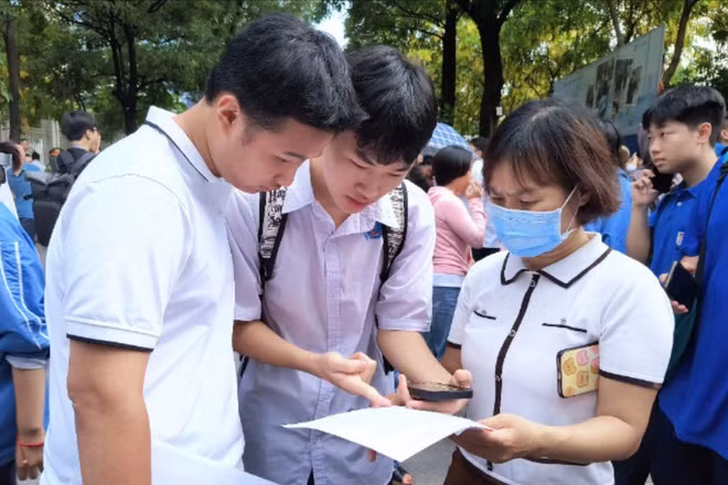 Hình ảnh tại Kỳ thi tốt nghiệp THPT năm 2025. (Ảnh: ĐẠI THẮNG)