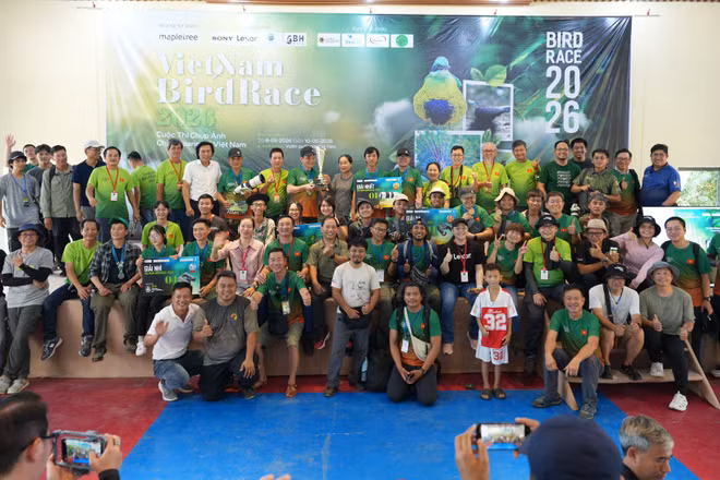 Sự kiện nhiếp ảnh quốc tế Vietnam BirdRace 2026 diễn ra thành công và ấn tượng. (Ảnh: Ban tổ chức cung cấp)