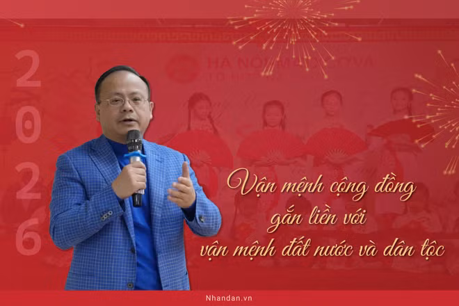 Vận mệnh cộng đồng gắn liền với vận mệnh đất nước và dân tộc