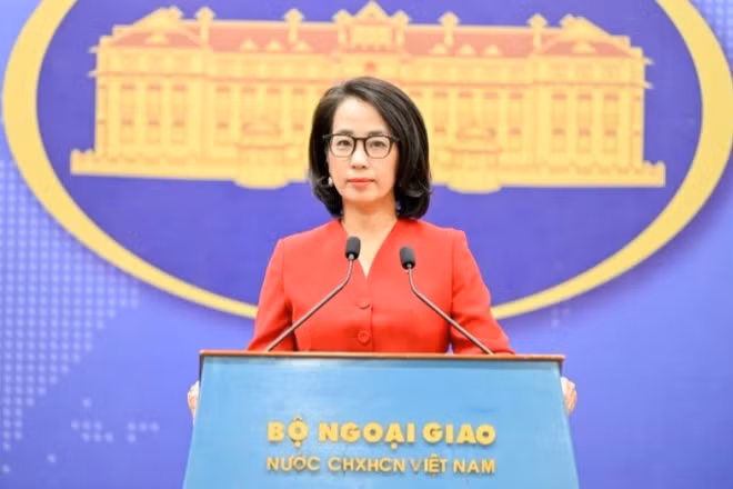 Người phát ngôn Bộ Ngoại giao Việt Nam Phạm Thu Hằng. (Ảnh: Bộ Ngoại giao Việt Nam)
