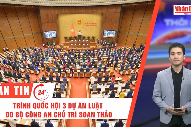[Video] Thời sự 24h ngày 27/10/2025: Trình Quốc hội 3 dự án luật do Bộ Công an chủ trì soạn thảo 