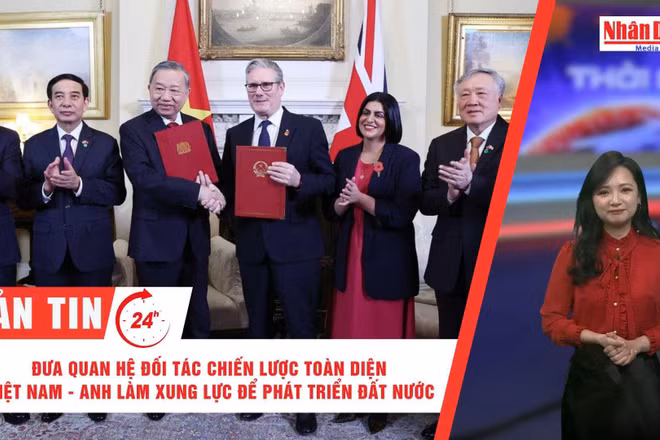 [Video] Thời sự 24h ngày 31/10/2025: Đưa quan hệ đối tác chiến lược toàn diện Việt Nam - Anh làm xung lực để phát triển đất nước