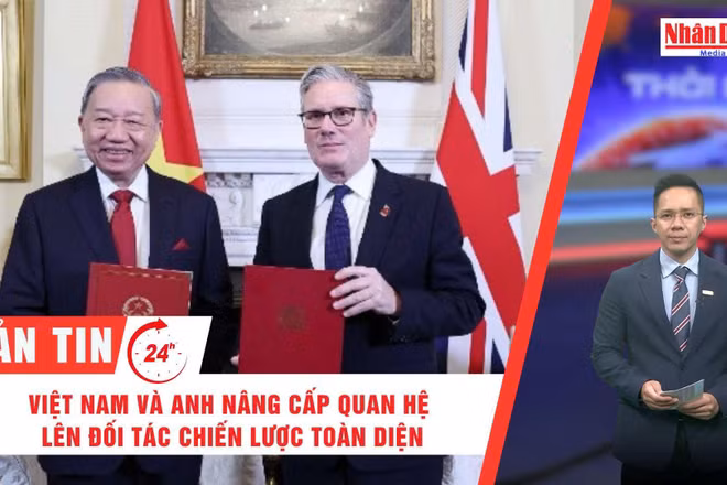[Video] Thời sự 24h ngày 30/10/2025: Việt Nam và Anh nâng cấp quan hệ lên Đối tác chiến lược toàn diện