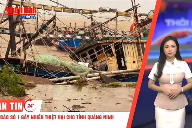 [Video] Thời sự 24h ngày 5/7/2026: Bão số 1 gây nhiều thiệt hại cho tỉnh Quảng Ninh