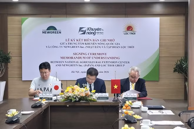 Các đơn vị thực hiện ký cam kết biên bản ghi nhớ.
