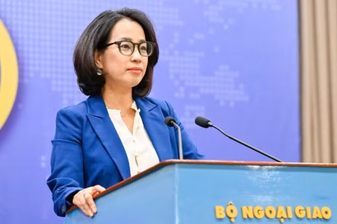 Người phát ngôn Bộ Ngoại giao Việt Nam Phạm Thu Hằng. (Ảnh: Bộ Ngoại giao)