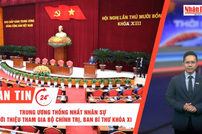 [Video] Thời sự 24h ngày 6/11/2025: Trung ương thống nhất nhân sự giới thiệu tham gia Bộ Chính trị, Ban Bí thư khóa XIV