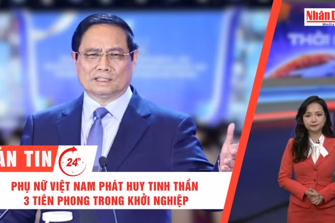 [Video] Thời sự 24h ngày 30/11/2025: Phụ nữ Việt Nam phát huy tinh thần 3 tiên phong trong khởi nghiệp