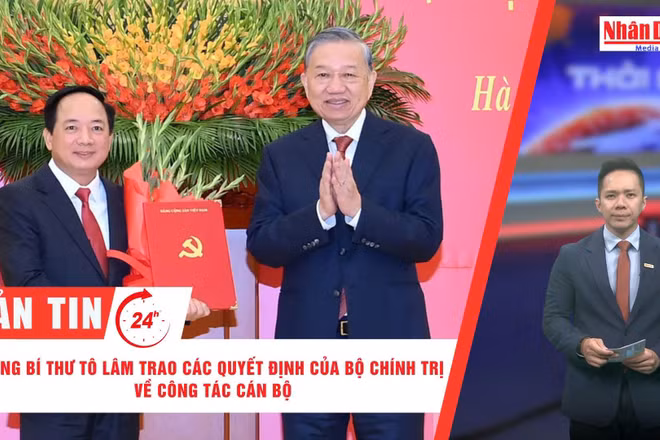 [Video] Thời sự 24h ngày 4/11/2025: Tổng Bí thư Tô Lâm trao các Quyết định của Bộ Chính trị về công tác cán bộ 