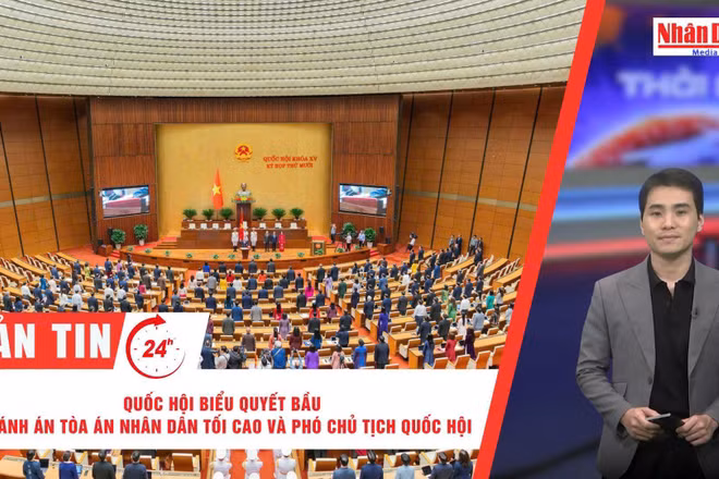 [Video] Thời sự 24h ngày 10/11/2025: Quốc hội biểu quyết bầu Chánh án Tòa án nhân dân tối cao và Phó chủ tịch Quốc hội