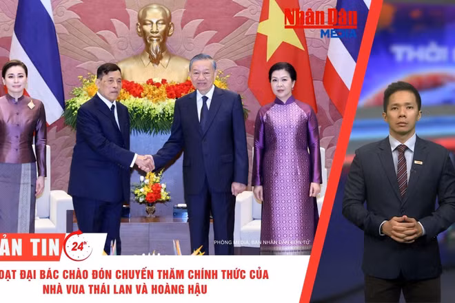 [Video] Thời sự 24h ngày 15/9/2026: 21 loạt đại bác chào đón chuyến thăm chính thức của Nhà vua Vương quốc Thái Lan và Hoàng hậu