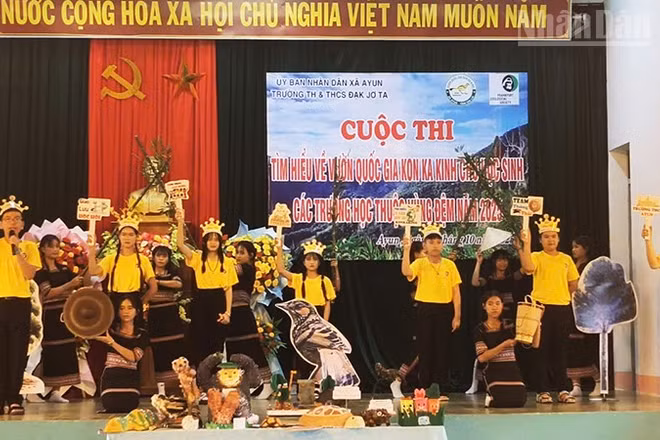 Phần thi ý tưởng bảo vệ rừng, động vật hoang dã.