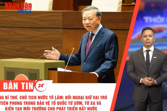 [Video] Thời sự 24h ngày 11/6/2026: Tổng Bí thư, Chủ tịch nước Tô Lâm: Đối ngoại giữ vai trò tiên phong trong bảo vệ Tổ quốc từ sớm, từ xa và kiến tạo môi trường cho phát triển đất nước