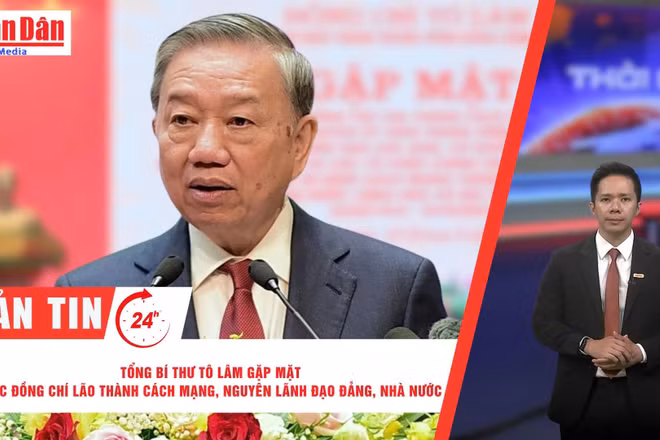 [Video] Thời sự 24h 18/8/2025: Tổng Bí thư Tô Lâm gặp mặt các đồng chí lão thành Cách mạng, nguyên lãnh đạo Đảng, Nhà nước