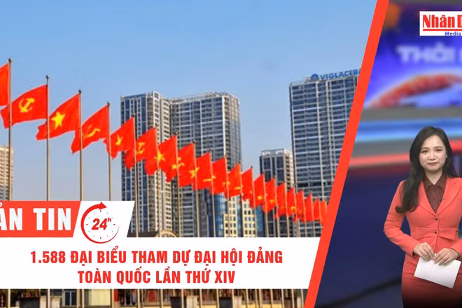 [Video] Thời sự 24h ngày 9/1/2026: 1.588 đại biểu tham dự Đại hội Đảng toàn quốc lần thứ XIV
