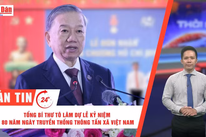 [Video] Thời sự 24h 14/9/2025: Tổng Bí thư Tô Lâm dự Lễ Kỷ niệm 80 năm Ngày truyền thống Thông tấn xã Việt Nam