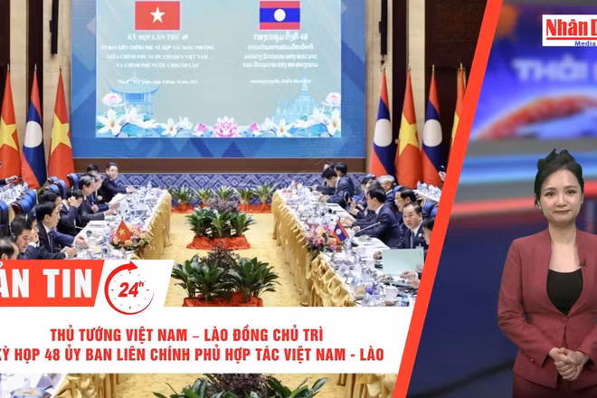 [Video] Thời sự 24h ngày 3/12/2025: Thủ tướng Việt Nam – Lào đồng chủ trì Kỳ họp 48 Ủy ban liên Chính phủ hợp tác Việt Nam - Lào