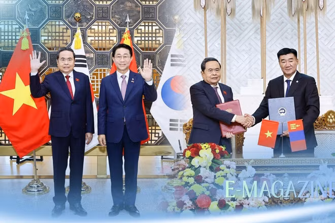 Thúc đẩy quan hệ giữa Việt Nam với Hàn Quốc và Mông Cổ tiếp tục phát triển mạnh mẽ, thực chất, hiệu quả