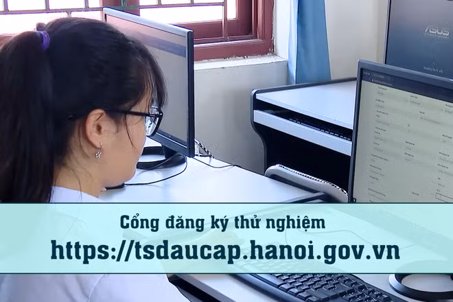 [Video] Hà Nội bắt đầu thử nghiệm đăng ký dự thi lớp 10 trực tuyến