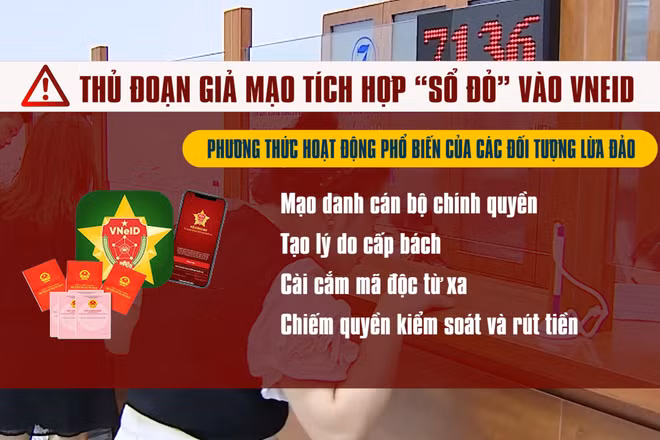 [Video] Cảnh giác thủ đoạn giả mạo tích hợp “sổ đỏ” vào VNeID để lừa đảo chiếm đoạt tài sản