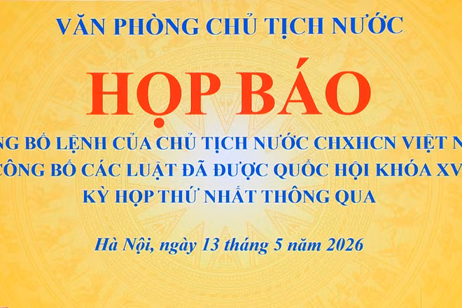 [Video] Công bố Lệnh của Chủ tịch nước về 9 luật được Quốc hội thông qua 
