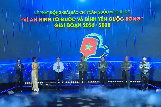 [Video] Bộ Công an phát động Giải báo chí toàn quốc "Vì an ninh Tổ quốc và bình yên cuộc sống"