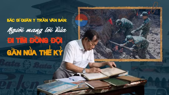 Bác sĩ quân y Trần Văn Bản: Người mang lời hứa đi tìm đồng đội gần nửa thế kỷ