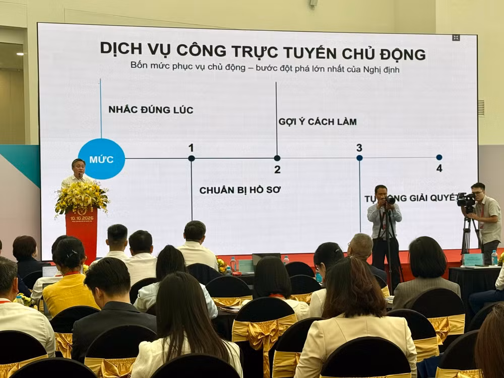 Một trong nhiều điểm mới của Nghị định số 224/2026/NĐ-CP có hiệu lực từ ngày 1/7/2026, quy định chi tiết một số điều và biện pháp thi hành Luật Chuyển đổi số. (Ảnh: TRÀ MY)