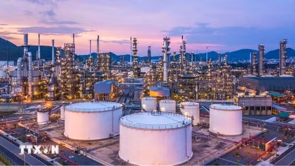 Cơ sở khai thác dầu của Công ty dầu khí quốc gia Aramco của Saudi Arabia. (Nguồn: globalenergyprize.org/TTXVN)