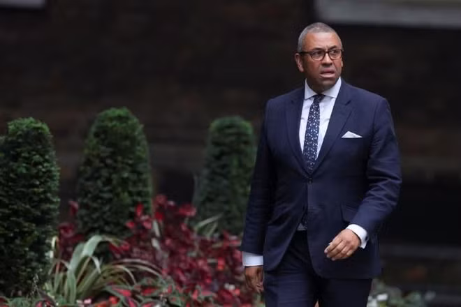 Tân Ngoại trưởng Anh James Cleverly. (Ảnh: Reuters)