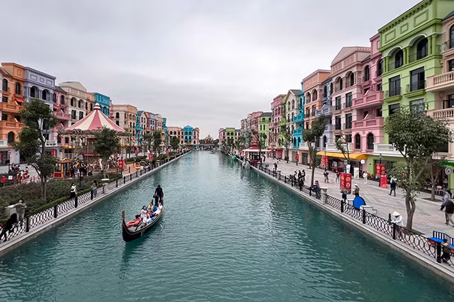 Khu đô thị Vinhomes Ocean Park 2 tại huyện Văn Giang, tỉnh Hưng Yên. (Ảnh NGUYỄN ĐĂNG)