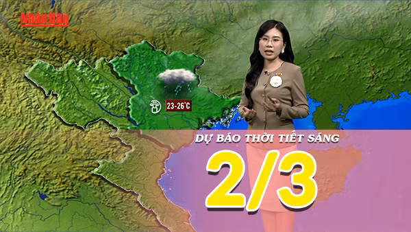 [Video] Dự báo thời tiết sáng 2/3/2025