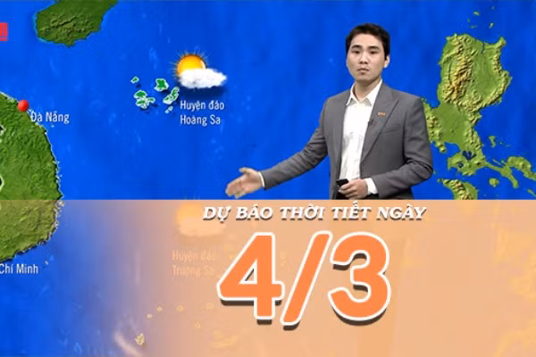 [Video] Dự báo thời tiết ngày 4/3/2025