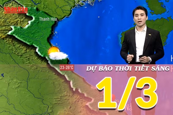 [Video] Dự báo thời tiết sáng 1/3/2025